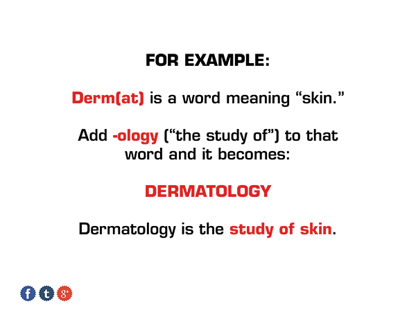 Dermatology suffix medical ap vocab 1